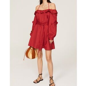 Marissa Webb Linen Mini Dress | Sz M